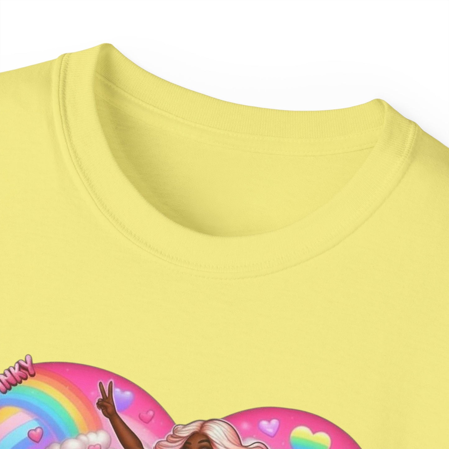 SuperPinky Rainbow Heart Tee