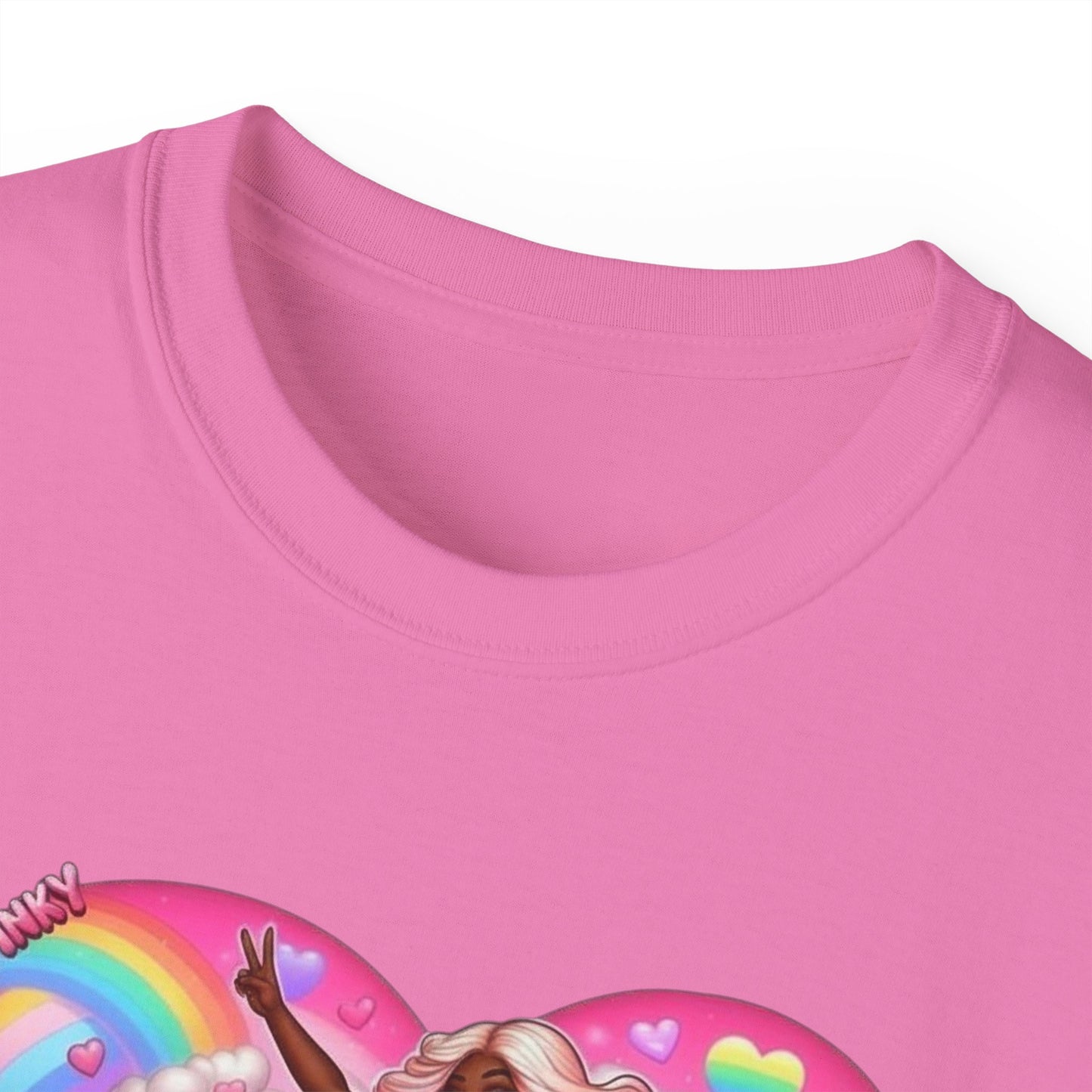 SuperPinky Rainbow Heart Tee