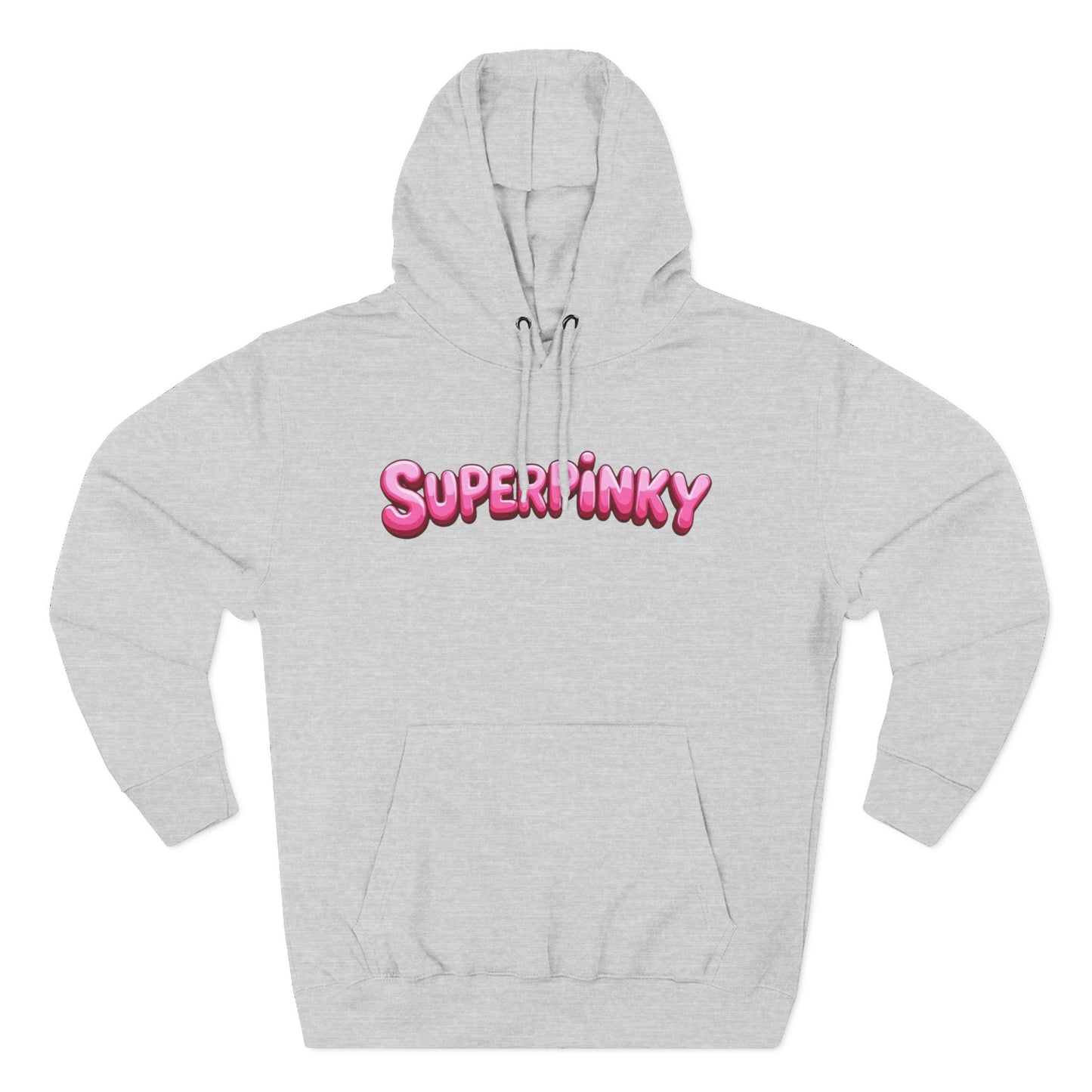 SuperPinky Bubble Logo Three-Panel Fleece Hoodie