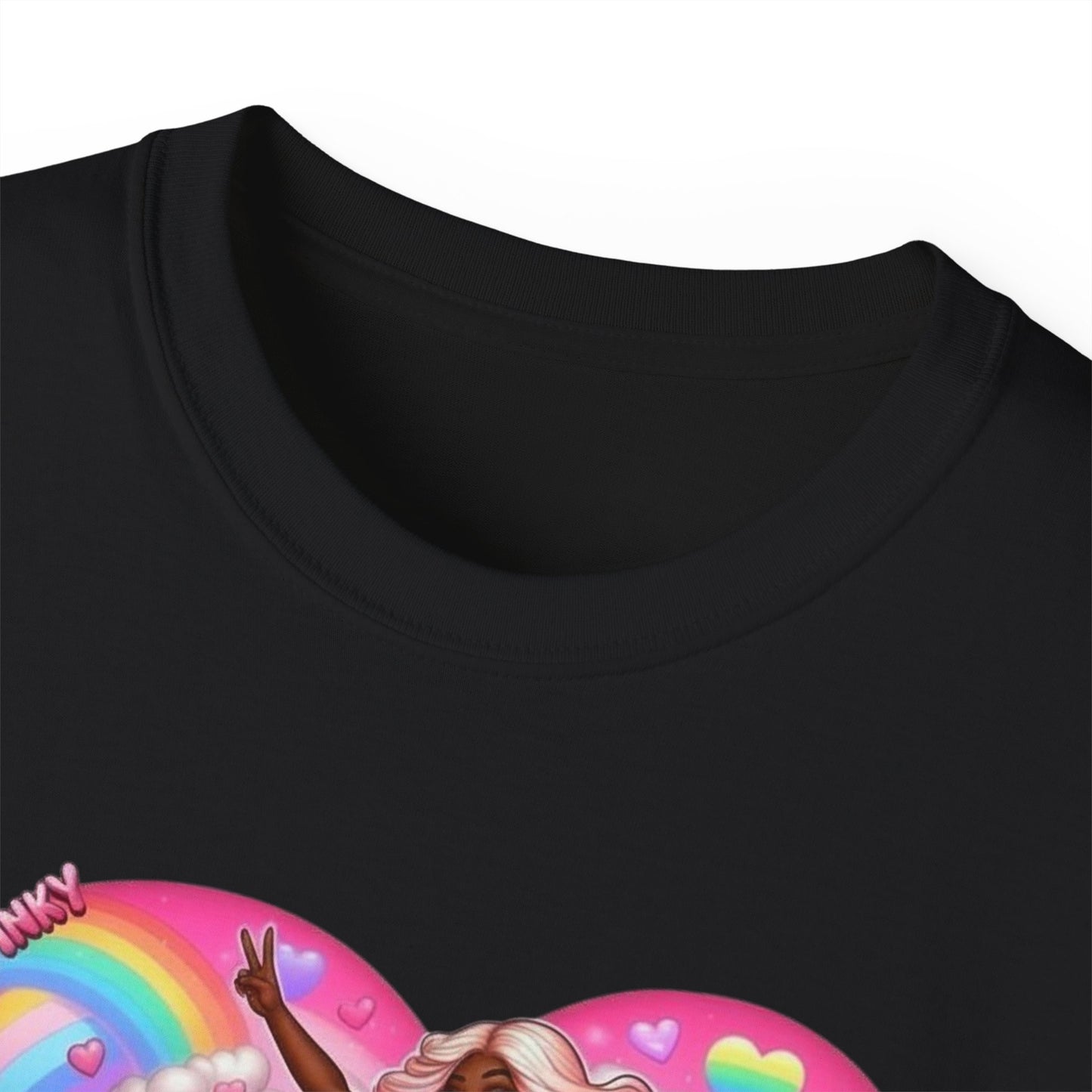 SuperPinky Rainbow Heart Tee