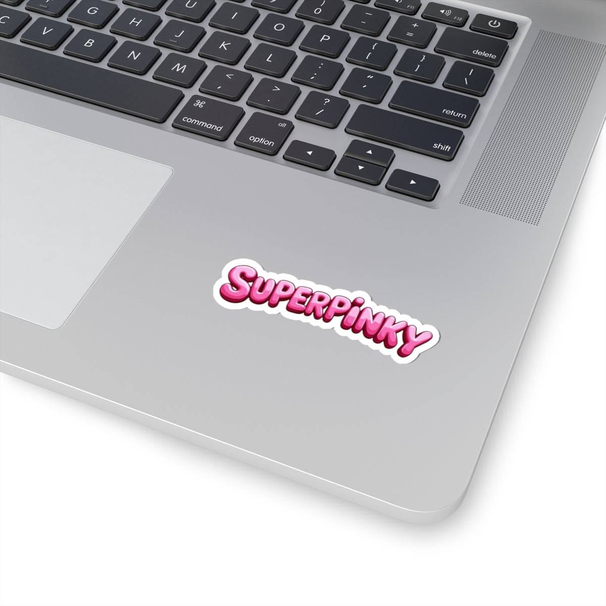 Superpinky Bubble Logo Kiss-Cut Sticker — Vinyl Decal