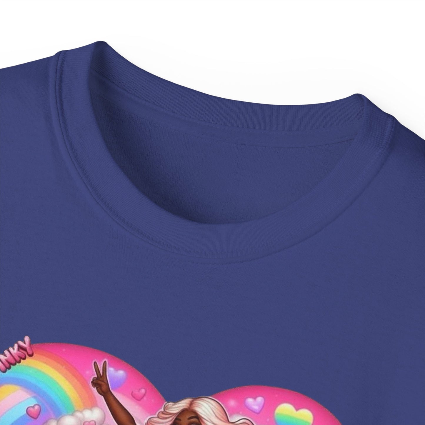 SuperPinky Rainbow Heart Tee