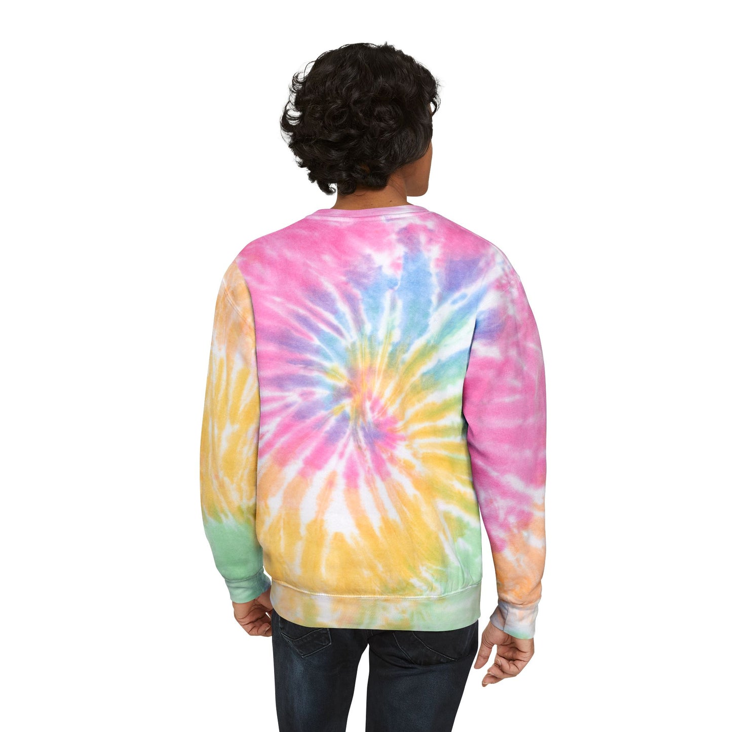 SuperPinky Bubble Logo Tie-Dye Sweatshirt