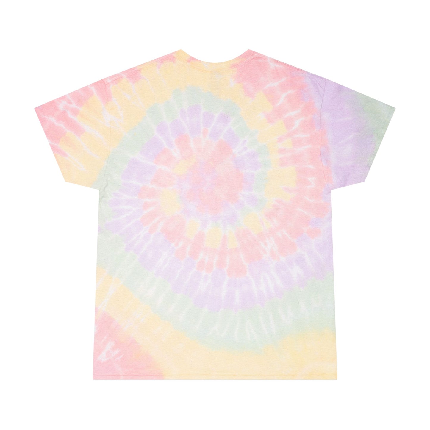 SuperPinky Rainbow Heart—  Pastel Tie-Dye Tee