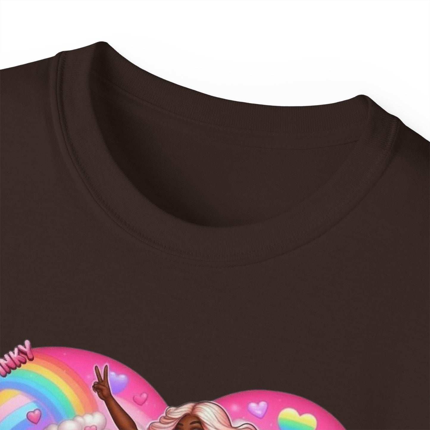SuperPinky Rainbow Heart Tee