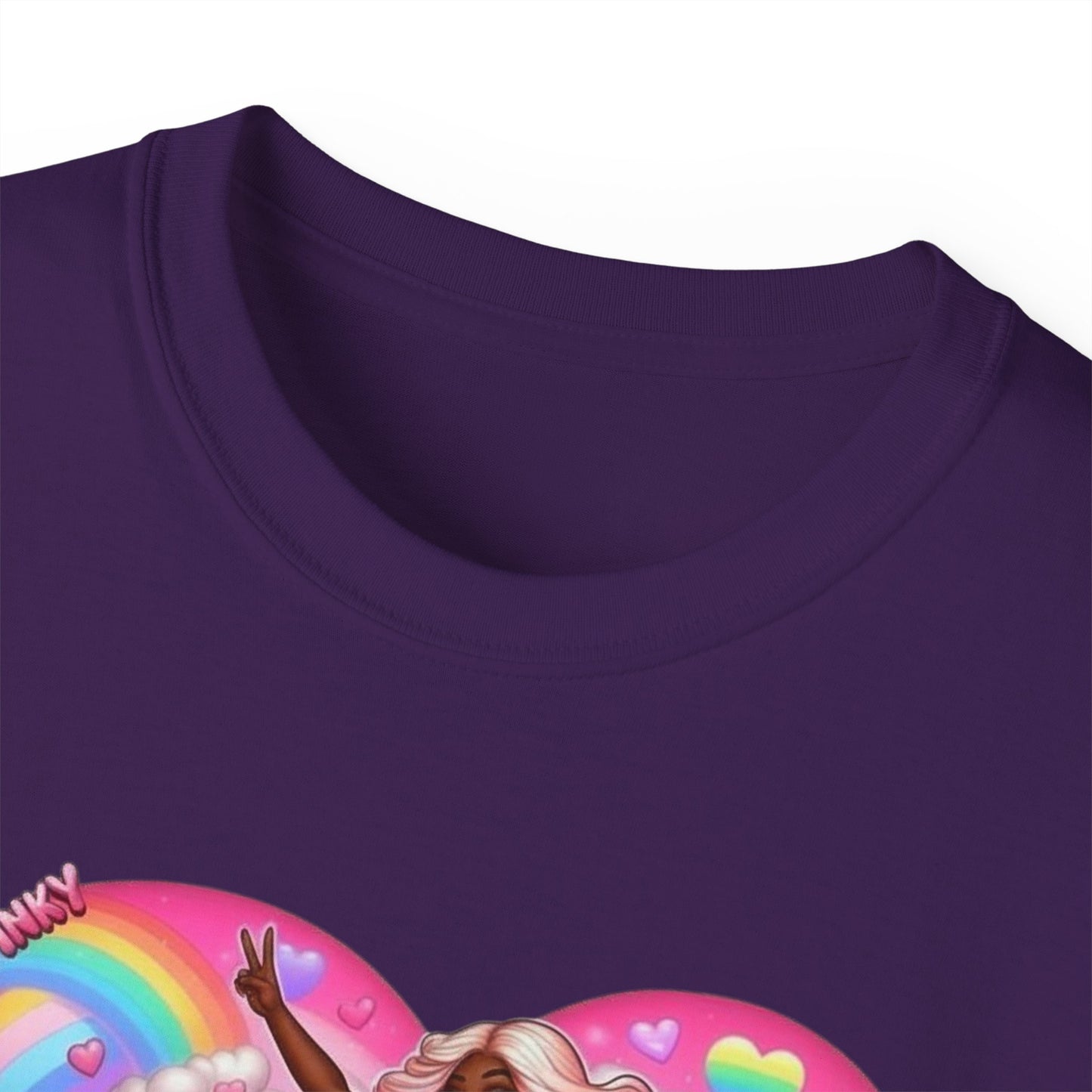 SuperPinky Rainbow Heart Tee