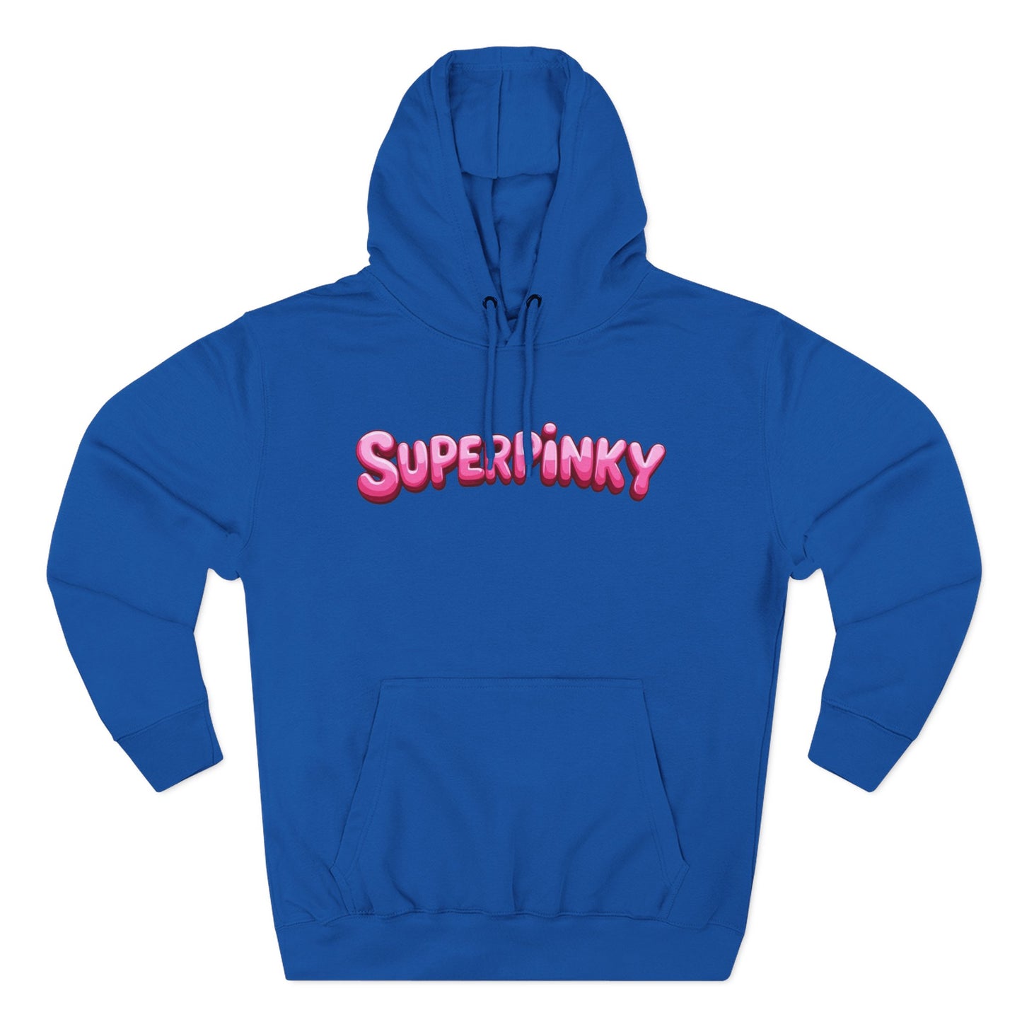 SuperPinky Bubble Logo Three-Panel Fleece Hoodie
