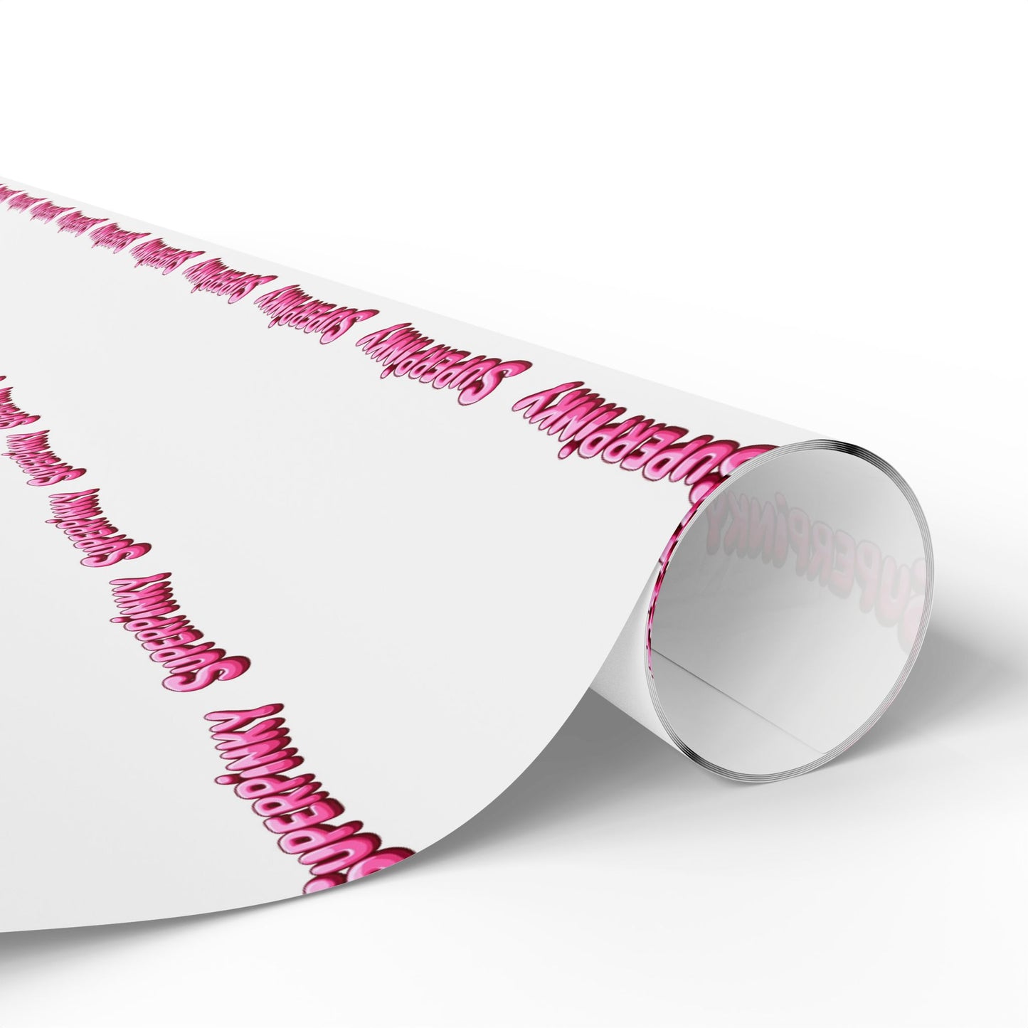 SuperPinky Bubble Logo Gift Wrap Roll