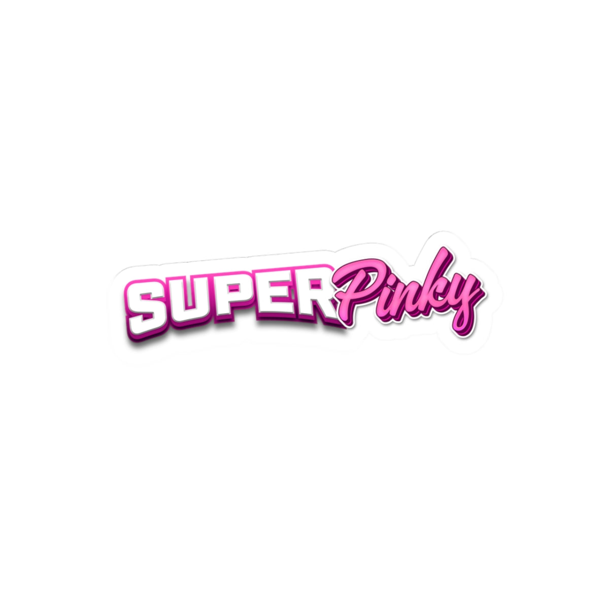 SuperPinky Comic Logo Sticker