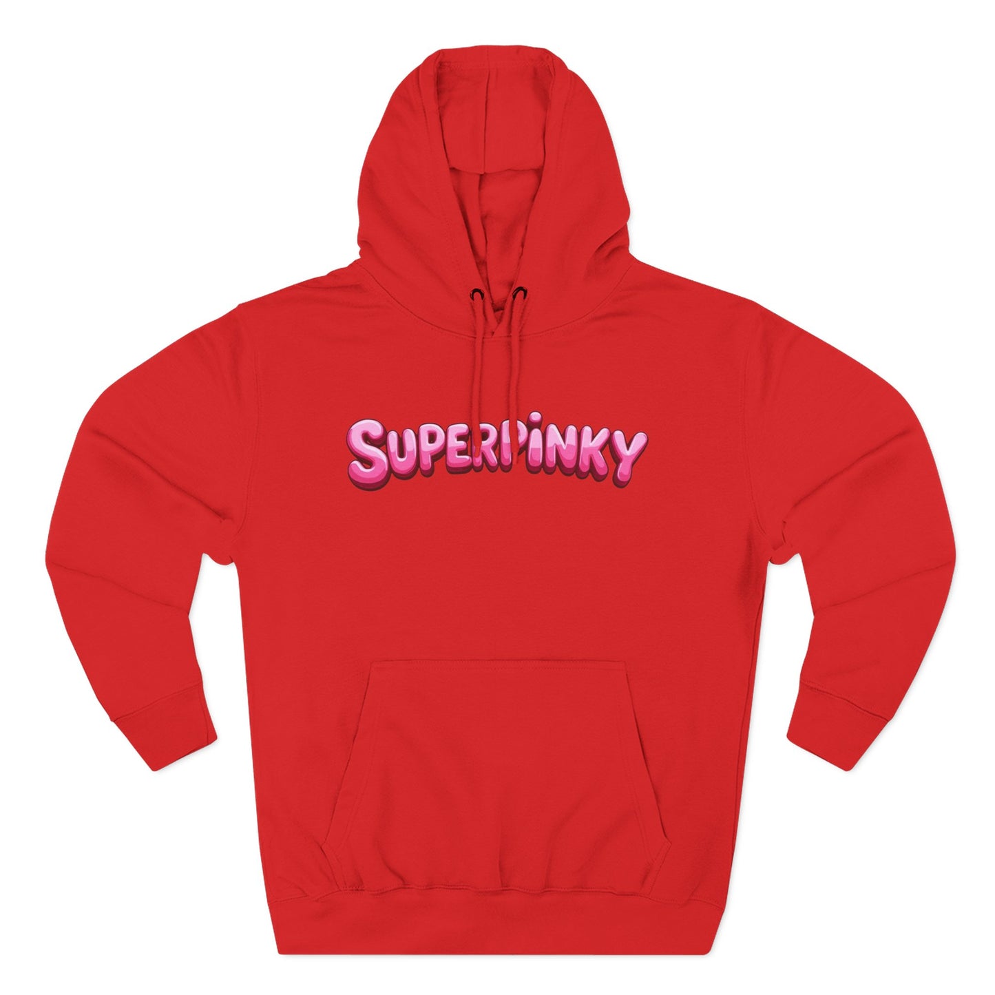 SuperPinky Bubble Logo Three-Panel Fleece Hoodie