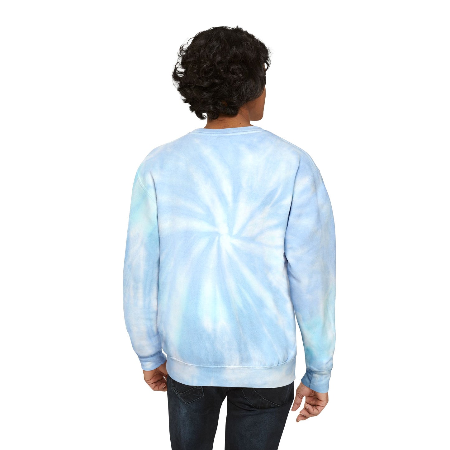 SuperPinky Bubble Logo Tie-Dye Sweatshirt