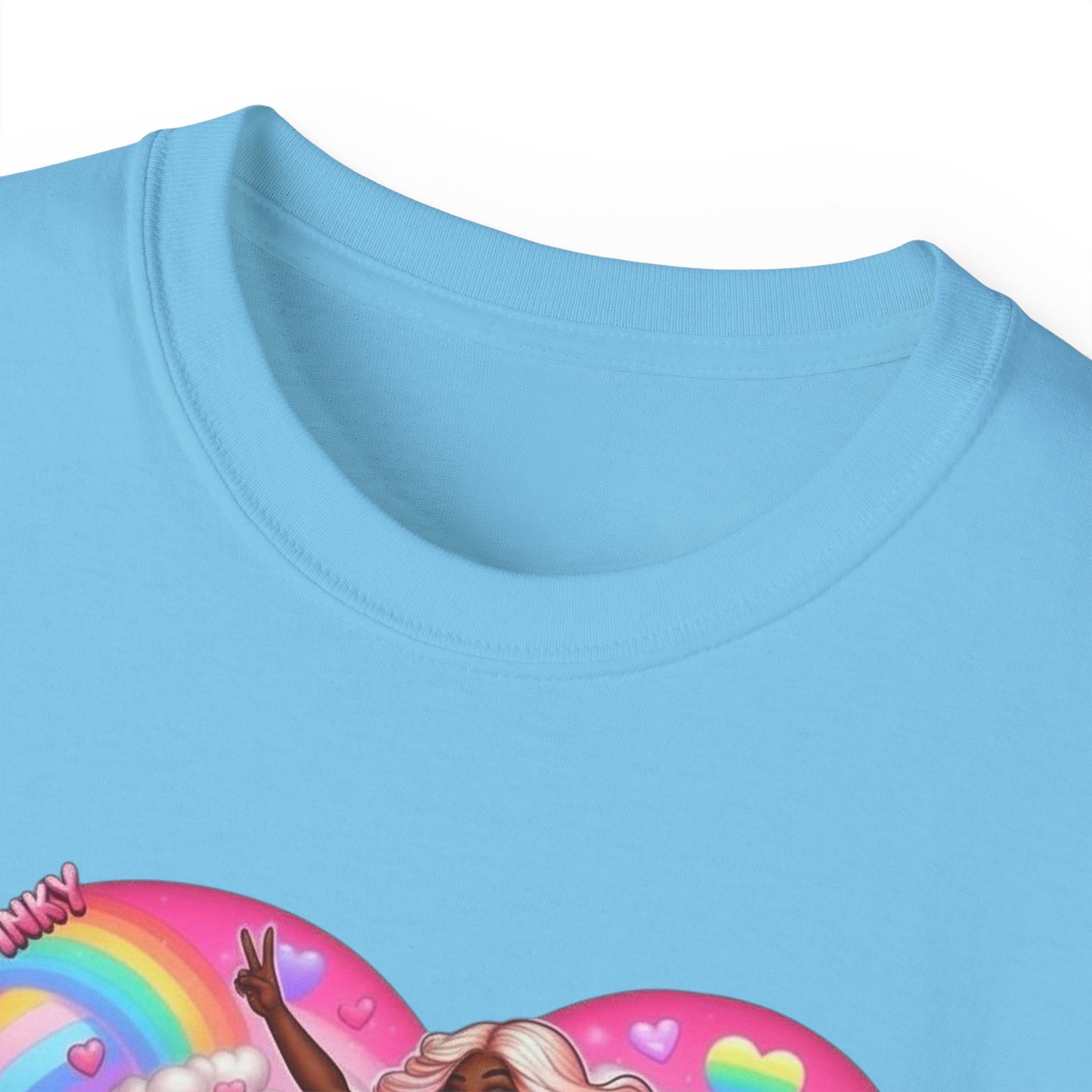 SuperPinky Rainbow Heart Tee