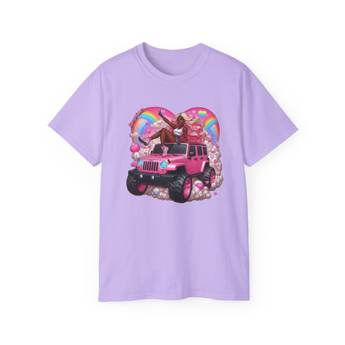 SuperPinky Rainbow Heart Tee